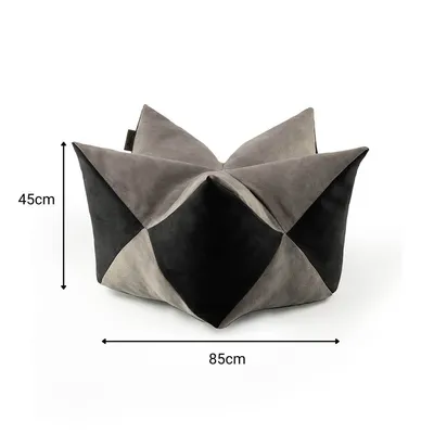 lionto coussin pour chien en suédine, réversible, doux et lavable lionto coussin pour chien en suédine, réversible, doux et lavable