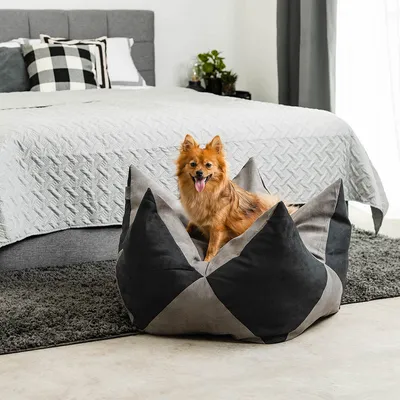 lionto coussin pour chien en suédine, réversible, doux et lavable lionto coussin pour chien en suédine, réversible, doux et lavable