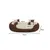 lionto panier pour chien 4-en-1 avec coussin réversible en tissu Oxford lionto panier pour chien 4-en-1 avec coussin réversible en tissu Oxford