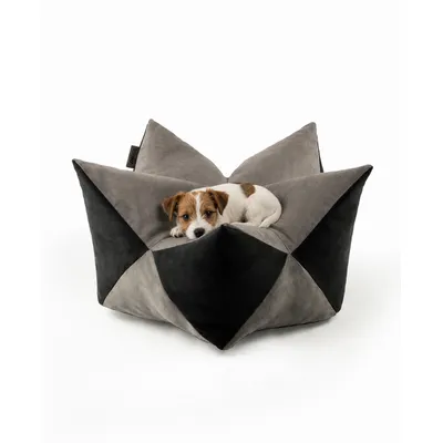 lionto coussin couronne pour chien et chat en suédine douce, lavable lionto coussin couronne pour chien et chat en suédine douce, lavable