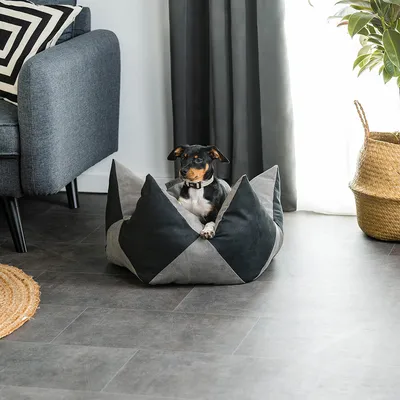 lionto coussin pour chien en suédine, réversible, doux et lavable lionto coussin pour chien en suédine, réversible, doux et lavable