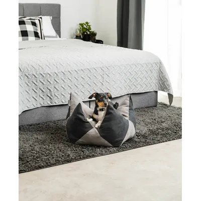 lionto coussin couronne pour chien et chat en suédine douce, lavable lionto coussin couronne pour chien et chat en suédine douce, lavable
