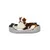 lionto panier pour chien 4-en-1 avec coussin réversible en tissu Oxford lionto panier pour chien 4-en-1 avec coussin réversible en tissu Oxford