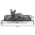 lionto lit pour chien extérieur surélevé en tissu respirant robuste lionto lit pour chien extérieur surélevé en tissu respirant robuste