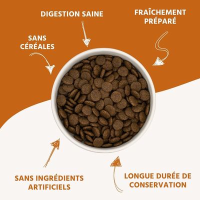 Wildfang® Croquettes pour adultes au lapin - sans céréales