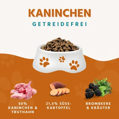 Wildfang® Croquettes pour adultes au lapin - sans céréales Wildfang® Croquettes pour adultes au lapin - sans céréales