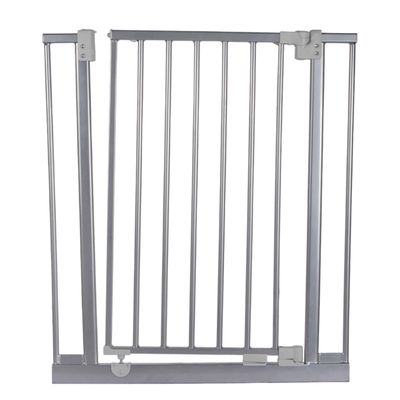 Barrière animaux Ulya Grise hauteur 74cm et largeur 69 à 73cm