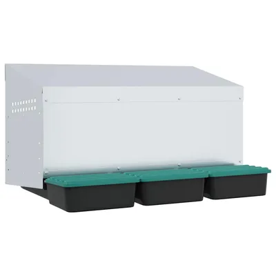 vidaXL nichoir à poules Acier vidaXL nichoir à poules Acier