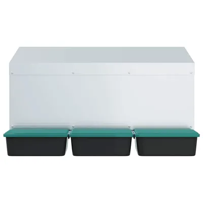 vidaXL nichoir à poules Acier