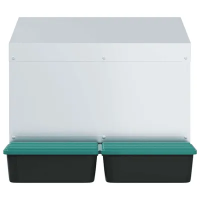 vidaXL nichoir à poules Acier