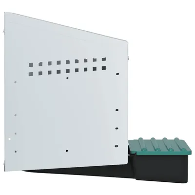 vidaXL nichoir à poules Acier