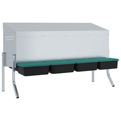 vidaXL nichoir à poules Acier