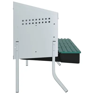 vidaXL nichoir à poules Acier