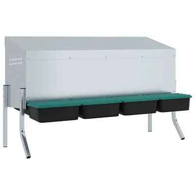 vidaXL nichoir à poules Acier