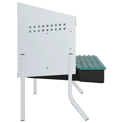 vidaXL nichoir à poules Acier