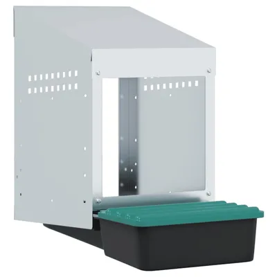 vidaXL nichoir à poules Acier