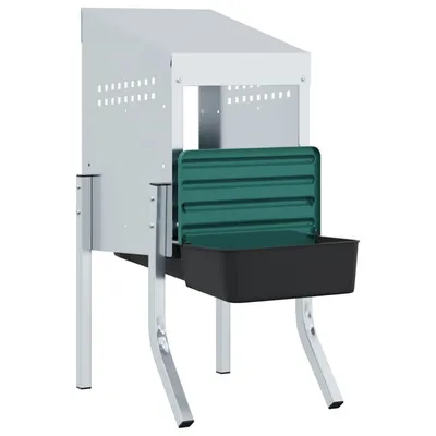 vidaXL nichoir à poules Acier