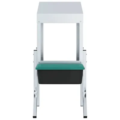 vidaXL nichoir à poules Acier