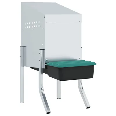 vidaXL nichoir à poules Acier