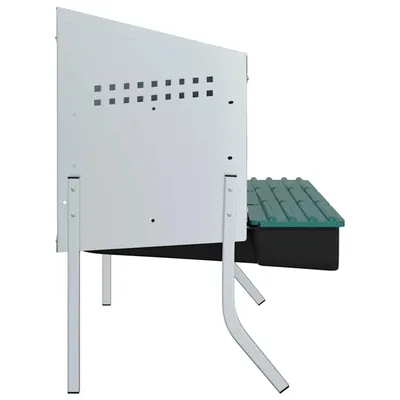 vidaXL nichoir à poules Acier