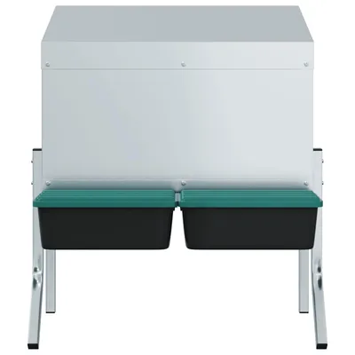 vidaXL nichoir à poules Acier