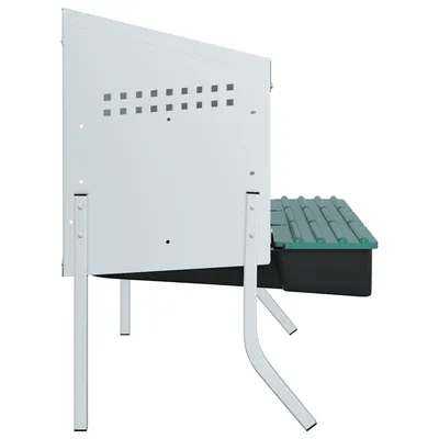 vidaXL nichoir à poules Acier