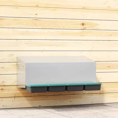 vidaXL nichoir à poules Acier