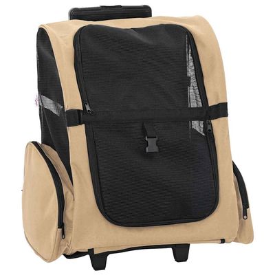 vidaXL chariot pour animaux de compagnie Tissu