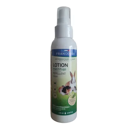 Francodex - Lotion insectifuge pour rongeur, lapin, furet 125 ml.