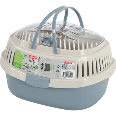 Panier de transport NEO gris . 25 x 33 x hauteur 22 cm. pour rongeur.