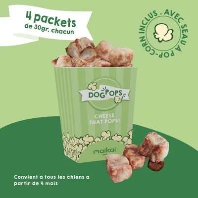 MAIKAI Popcorn de fromage de l’Himalaya – Snack naturel pour chiens