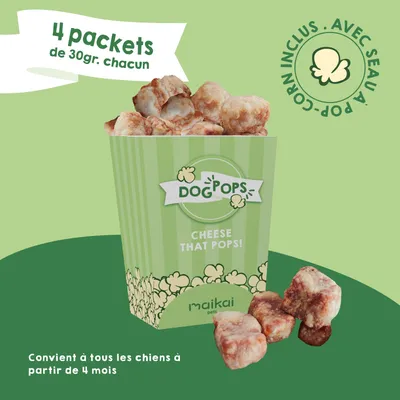 MAIKAI Popcorn de fromage de l’Himalaya – Snack naturel pour chiens MAIKAI Popcorn de fromage de l’Himalaya – Snack naturel pour chiens