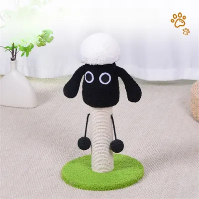 IntiMeg Poteau de grattage en sisal pour chat