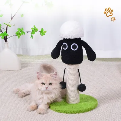 IntiMeg Poteau de grattage en sisal pour chat