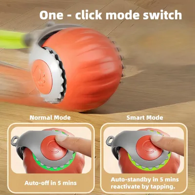 PurrfectFun Boule Interactive pour Chat - Roulement Automatique