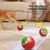 Jouets pour Chat Intérieur - Balle Mobile Automatique et Fraise