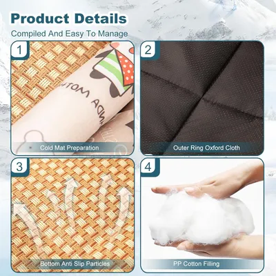 UAMLY Naturel Tapis Rafraichissant Chien Chat