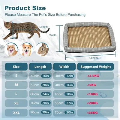 UAMLY Tapis Rafraîchissant pour Chien et Chat