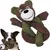 IntiMeg Jouet couineur pour chien en peluche