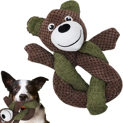 IntiMeg Jouet couineur pour chien en peluche