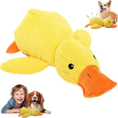 IntiMeg Jouet canard en peluche pour chien