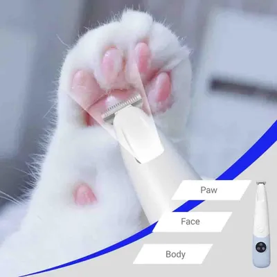 Petopia Tondeuse de pattes de chien avec lumière LED