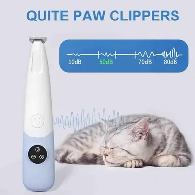 Petopia Tondeuse de pattes de chien avec lumière LED