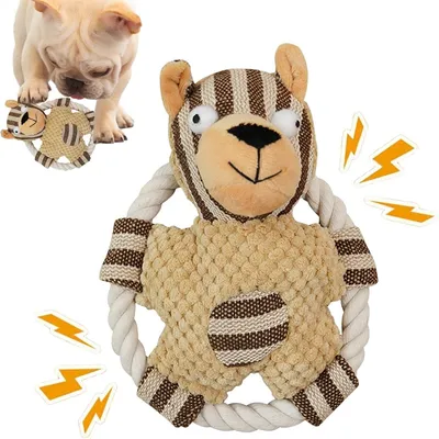 IntiMeg Jouet à corde couineur pour chien IntiMeg Jouet à corde couineur pour chien