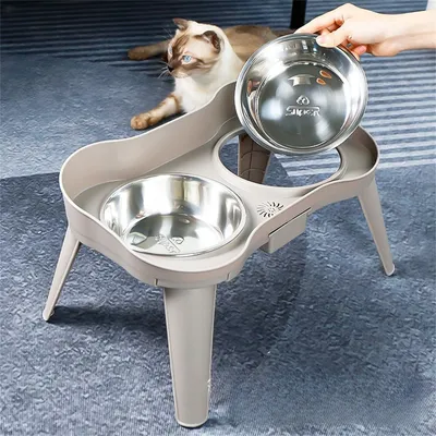 IntiMeg Gamelle surélevée pour chien et chat