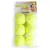 IntiMeg Lot de balles de tennis pour chien