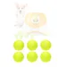 IntiMeg Lot de balles de tennis pour chien
