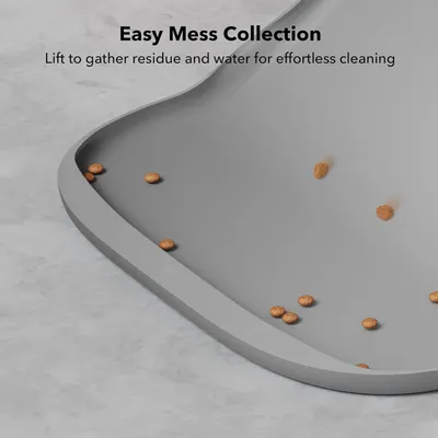 UAMLY Alfombrilla de silicona para comida de gatos