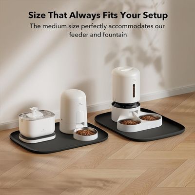 UAMLY Alfombrilla de silicona para comida de gatos