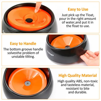 IntiMeg Gamelle d'eau pour Chien et Chat - Anti - Éclaboussure